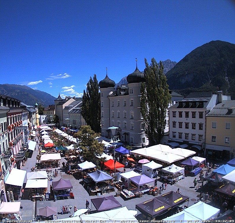 Archived image Webcam City of Lienz