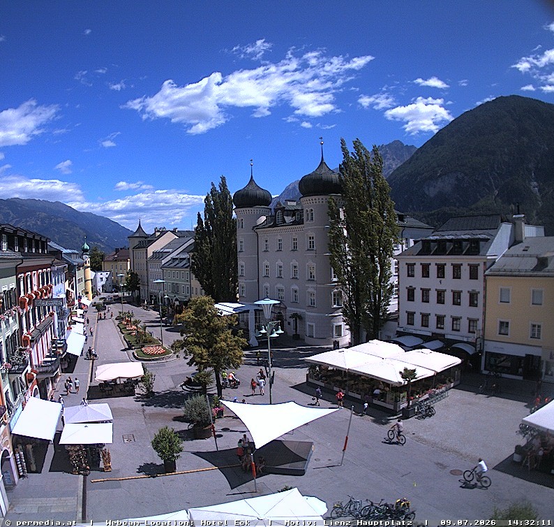 Archived image Webcam City of Lienz