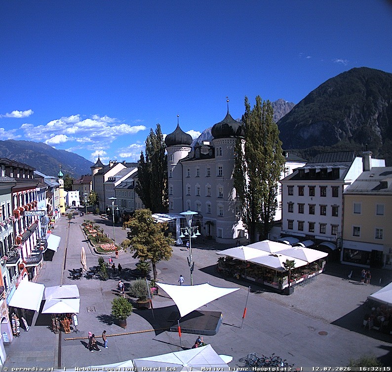 Archived image Webcam City of Lienz