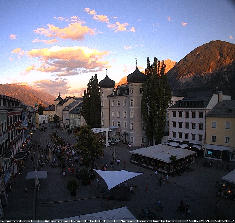 Archived image Webcam City of Lienz