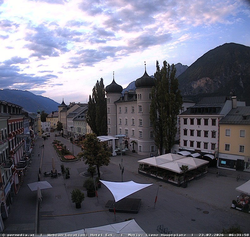 Archived image Webcam City of Lienz
