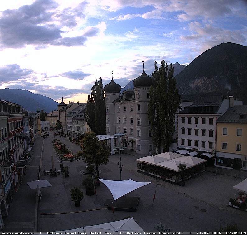 Archived image Webcam City of Lienz