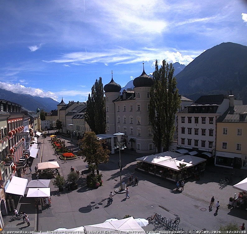 Archiv Foto Webcam Der Marktplatz von Lienz