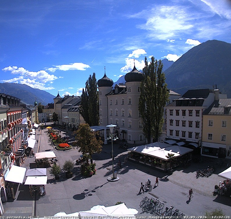 Archived image Webcam City of Lienz