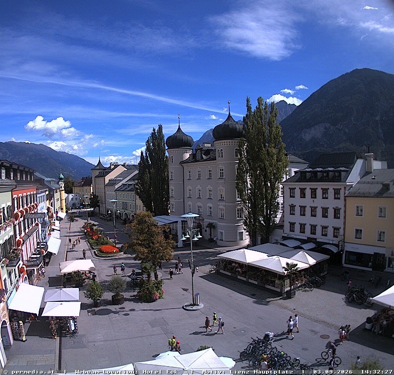Archived image Webcam City of Lienz