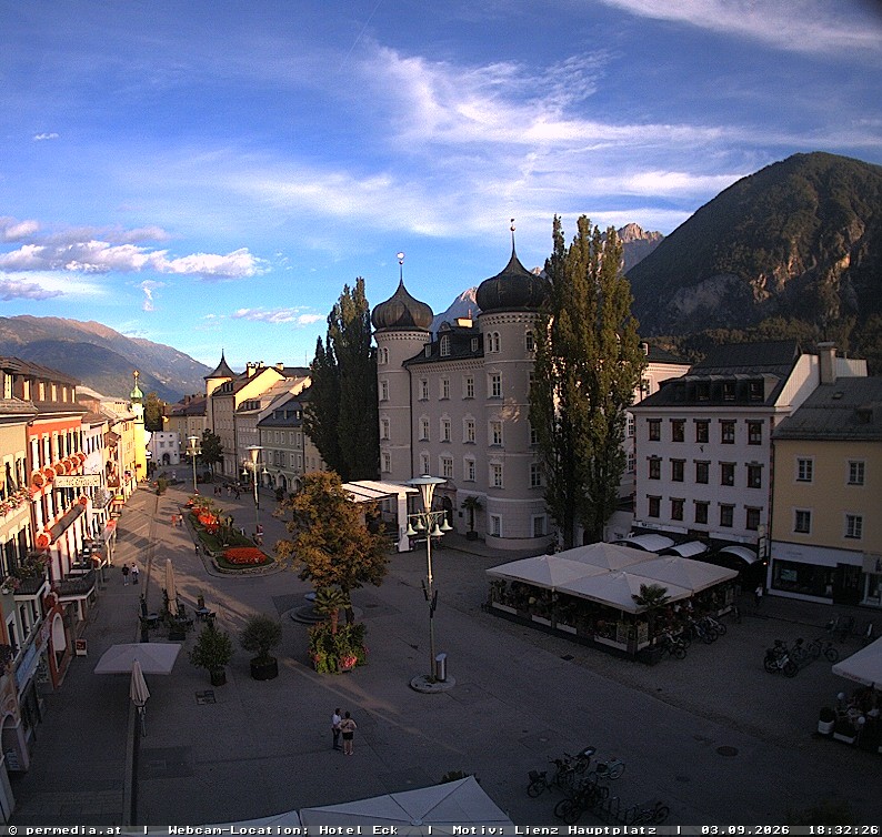 Archived image Webcam City of Lienz