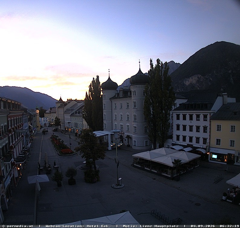 Archived image Webcam City of Lienz