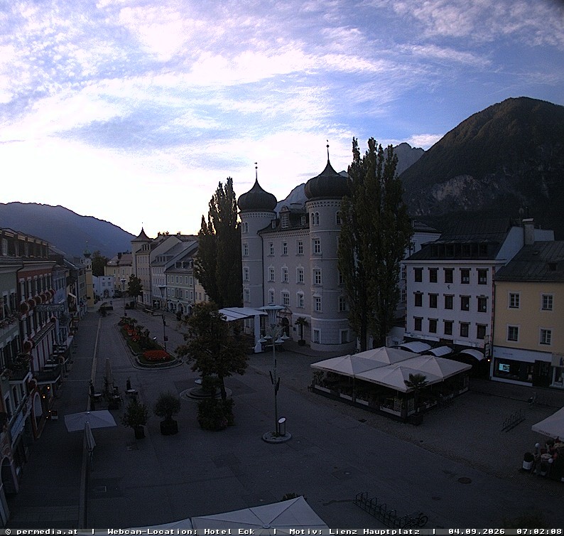 Archived image Webcam City of Lienz