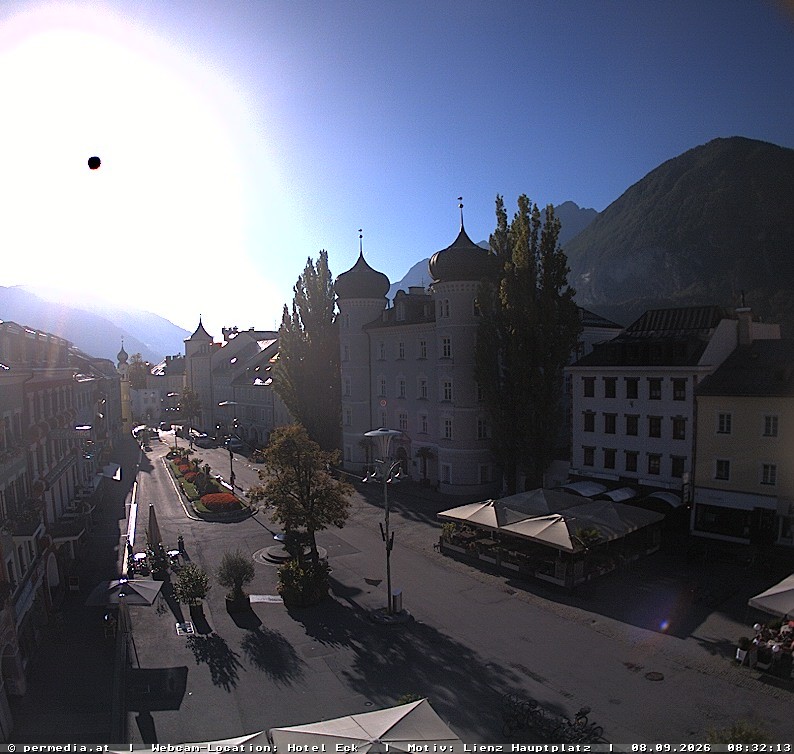 Archiv Foto Webcam Der Marktplatz von Lienz