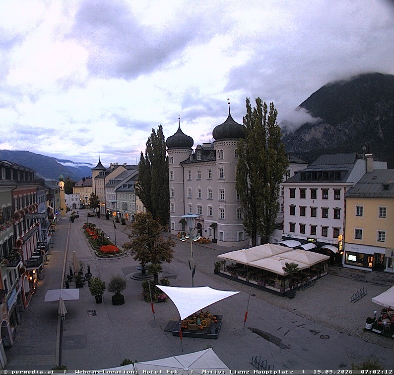 Archived image Webcam City of Lienz