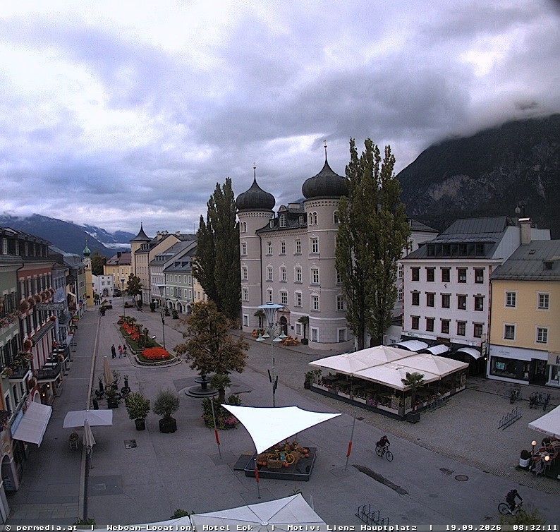 Archived image Webcam City of Lienz