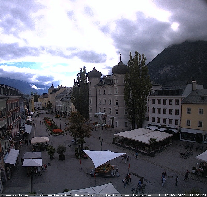 Archived image Webcam City of Lienz