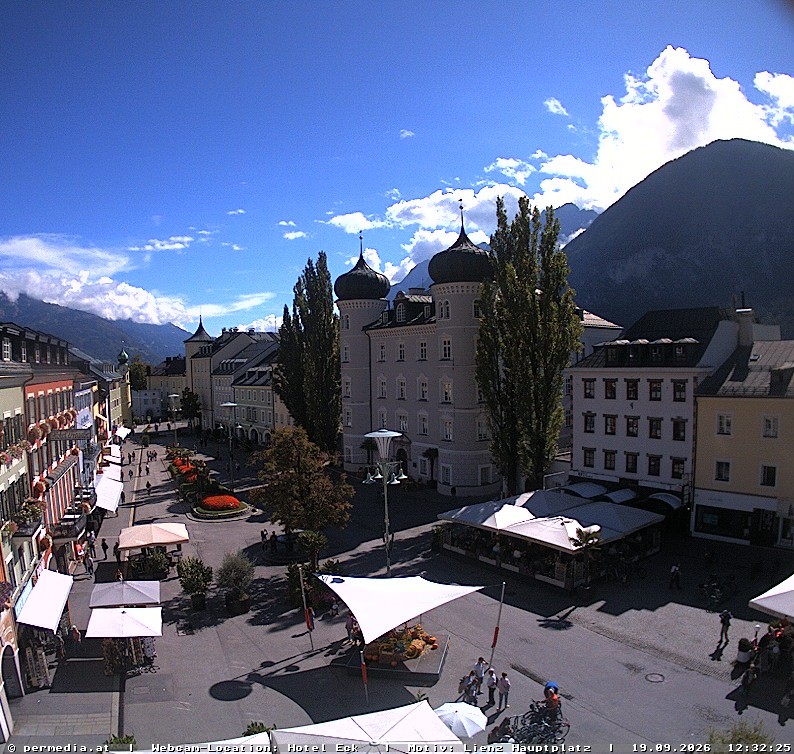 Archived image Webcam City of Lienz