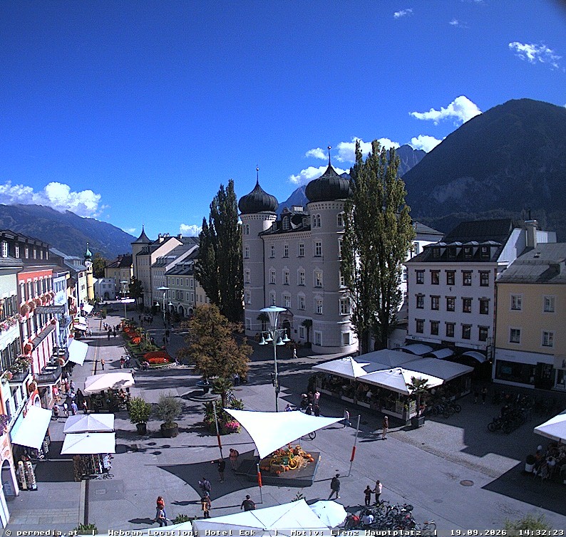 Archived image Webcam City of Lienz