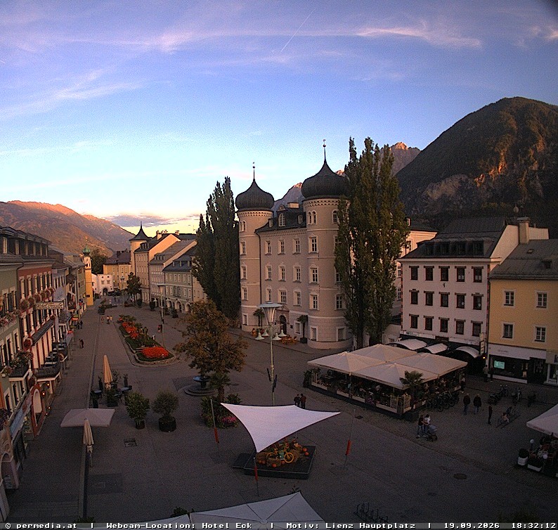 Archived image Webcam City of Lienz