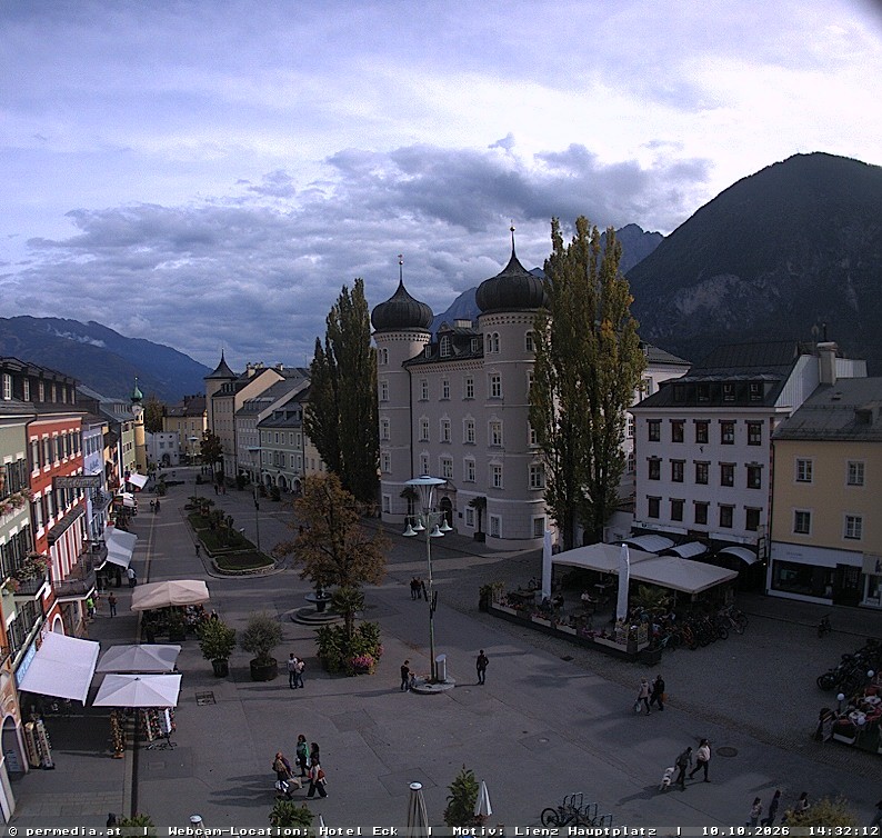 Archived image Webcam City of Lienz