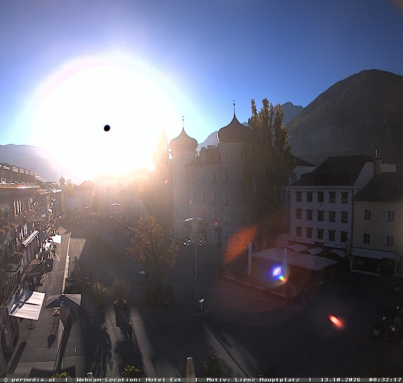 Archiv Foto Webcam Der Marktplatz von Lienz