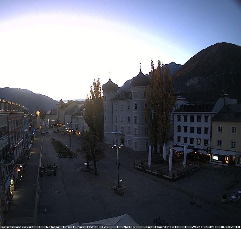 Archived image Webcam City of Lienz