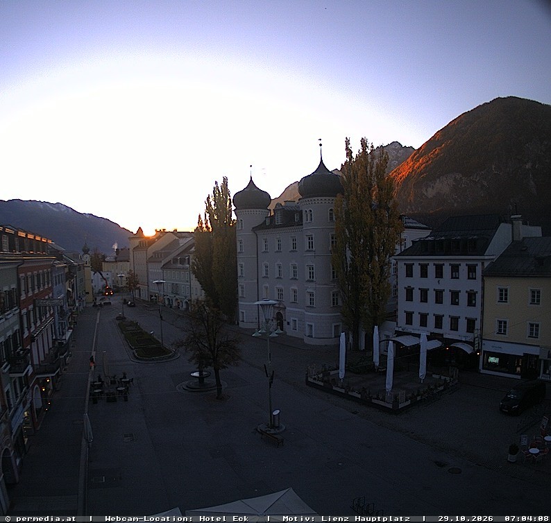 Archived image Webcam City of Lienz