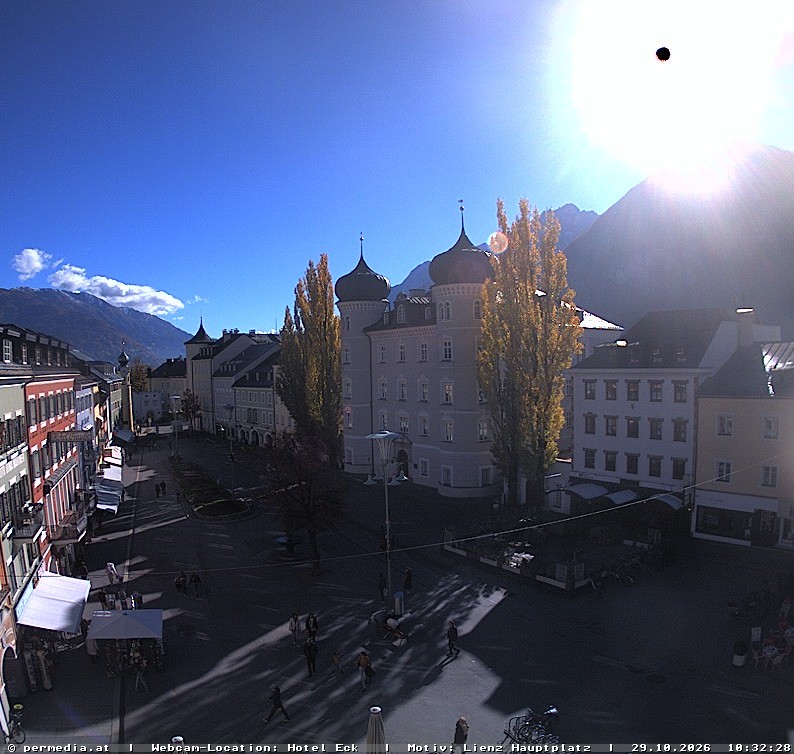 Archived image Webcam City of Lienz