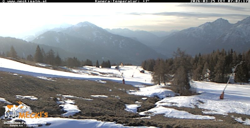 Archived image Webcam View of the Mecki's Alm mountain hut