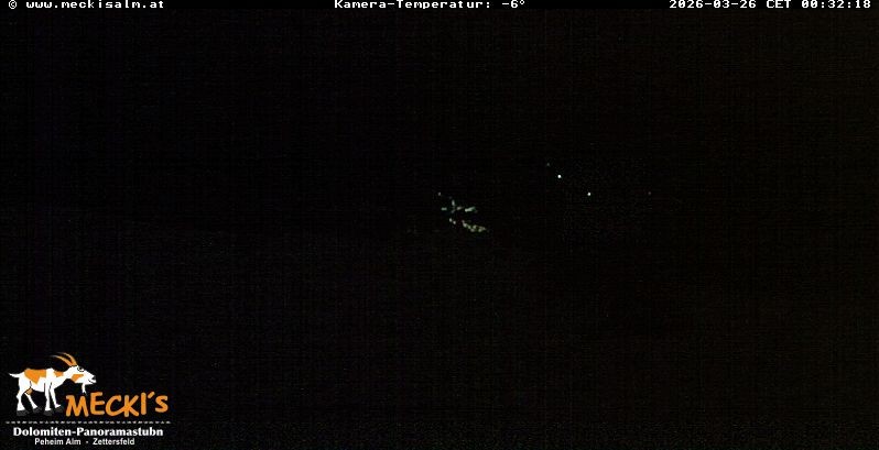 Archiv Foto Webcam Blick von Mecki's Alm Hütte auf der Faschingalm