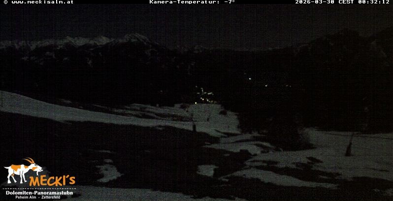 Archiv Foto Webcam Blick von Mecki's Alm Hütte auf der Faschingalm