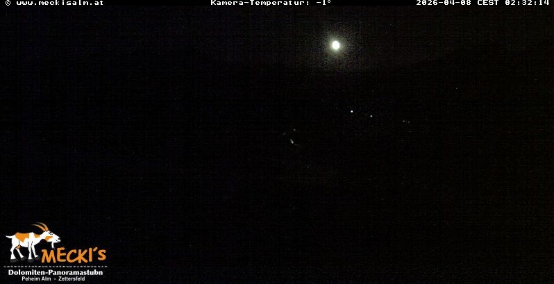 Archiv Foto Webcam Blick von Mecki's Alm Hütte auf der Faschingalm