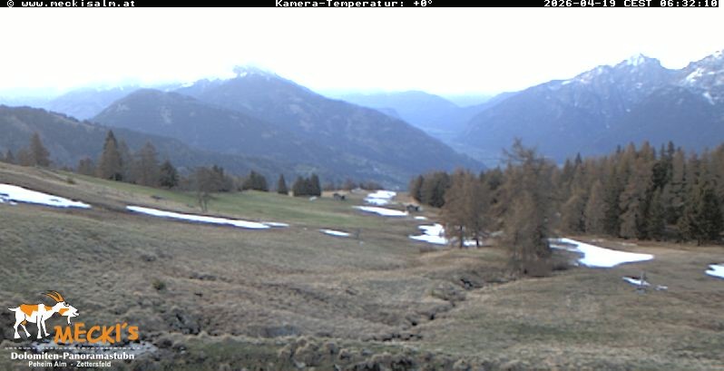Archiv Foto Webcam Blick von Mecki's Alm Hütte auf der Faschingalm