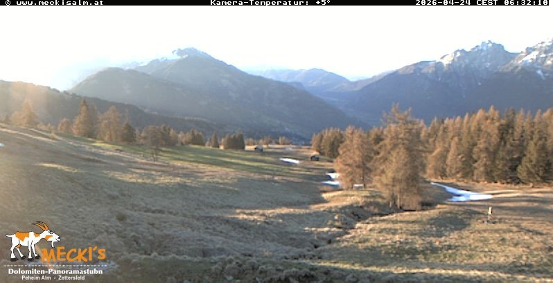 Archived image Webcam View of the Mecki's Alm mountain hut