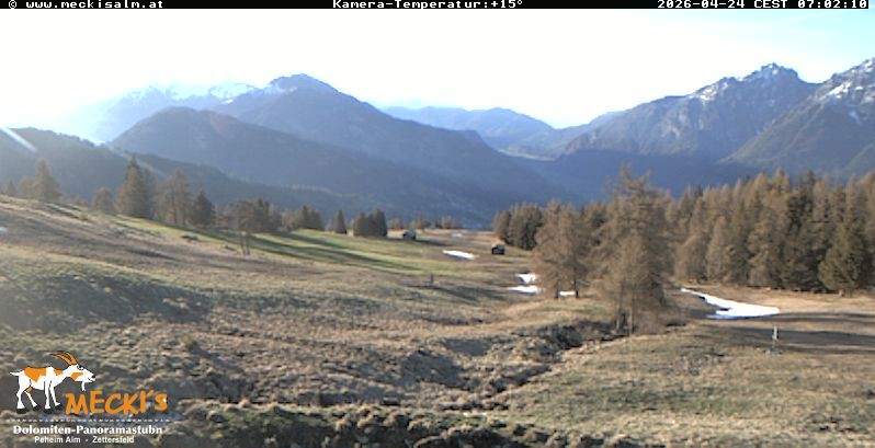 Archiv Foto Webcam Blick von Mecki's Alm Hütte auf der Faschingalm