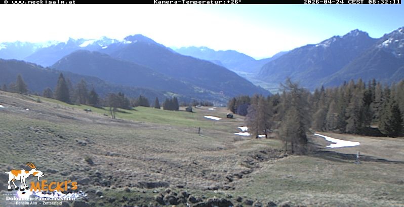 Archiv Foto Webcam Blick von Mecki's Alm Hütte auf der Faschingalm