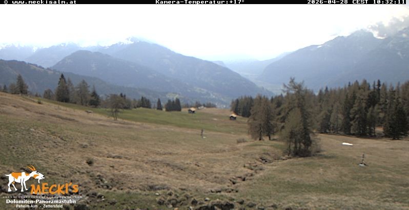 Archiv Foto Webcam Blick von Mecki's Alm Hütte auf der Faschingalm