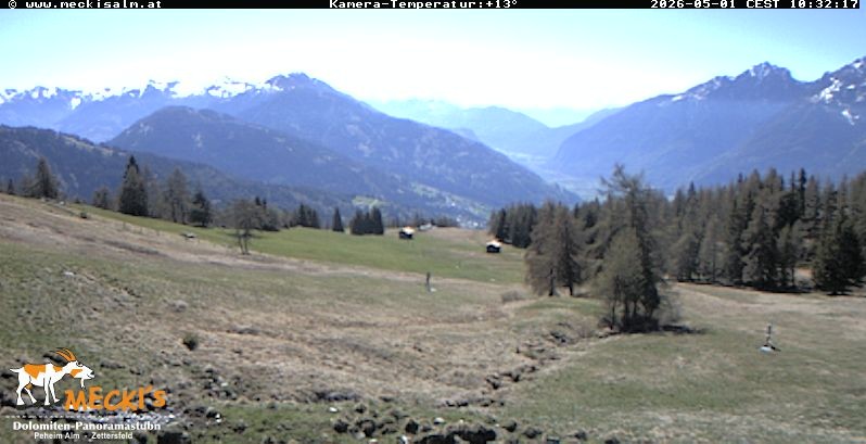 Archiv Foto Webcam Blick von Mecki's Alm Hütte auf der Faschingalm