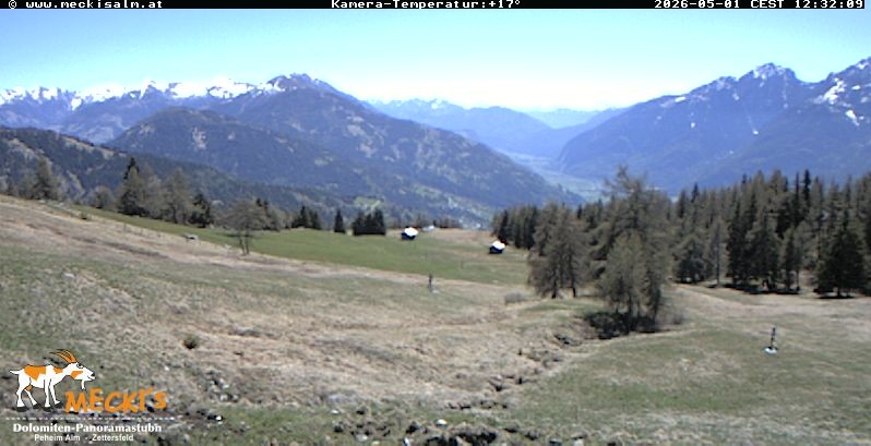 Archiv Foto Webcam Blick von Mecki's Alm Hütte auf der Faschingalm