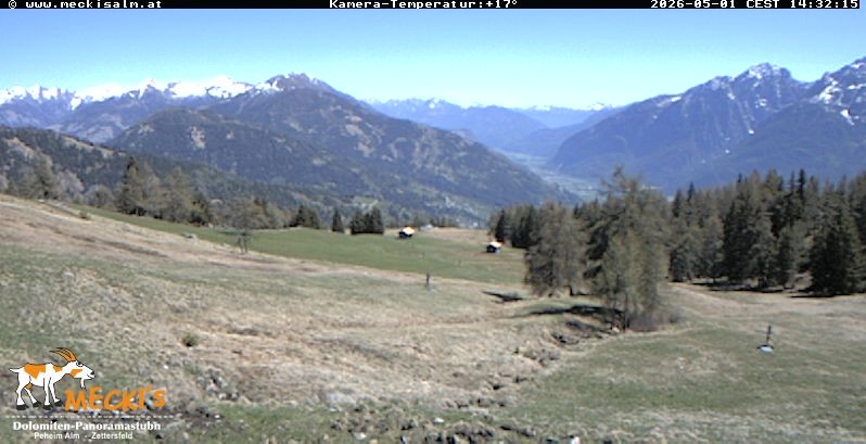Archiv Foto Webcam Blick von Mecki's Alm Hütte auf der Faschingalm
