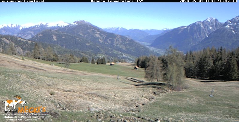 Archiv Foto Webcam Blick von Mecki's Alm Hütte auf der Faschingalm