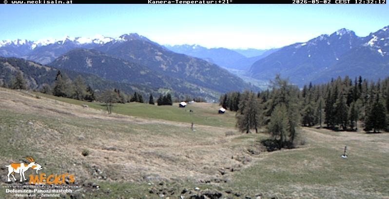 Archiv Foto Webcam Blick von Mecki's Alm Hütte auf der Faschingalm