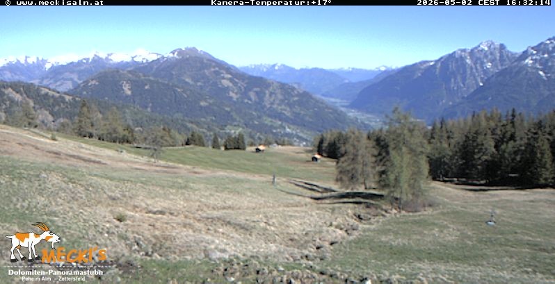 Archiv Foto Webcam Blick von Mecki's Alm Hütte auf der Faschingalm