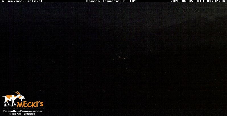 Archiv Foto Webcam Blick von Mecki's Alm Hütte auf der Faschingalm