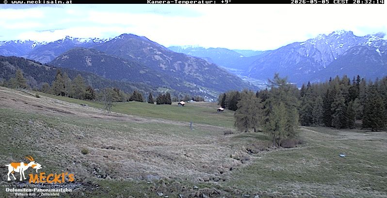 Archived image Webcam View of the Mecki's Alm mountain hut