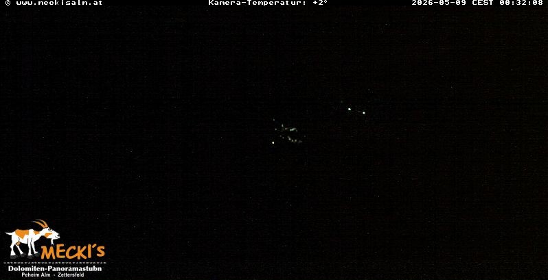 Archiv Foto Webcam Blick von Mecki's Alm Hütte auf der Faschingalm