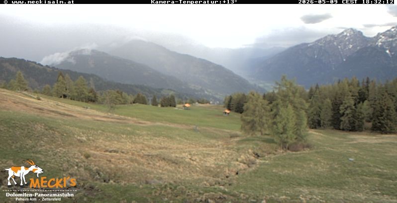Archived image Webcam View of the Mecki's Alm mountain hut