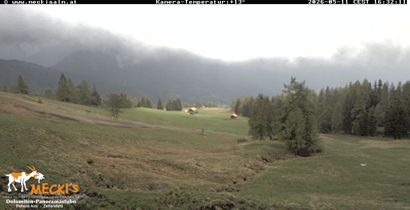 Archiv Foto Webcam Blick von Mecki's Alm Hütte auf der Faschingalm
