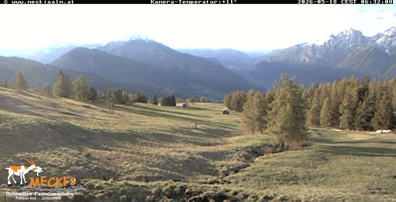 Archived image Webcam View of the Mecki's Alm mountain hut