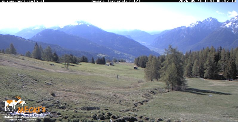 Archived image Webcam View of the Mecki's Alm mountain hut