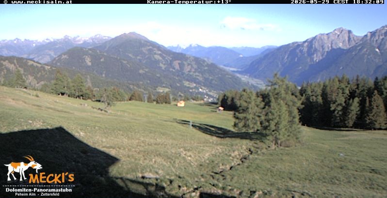 Archiv Foto Webcam Blick von Mecki's Alm Hütte auf der Faschingalm