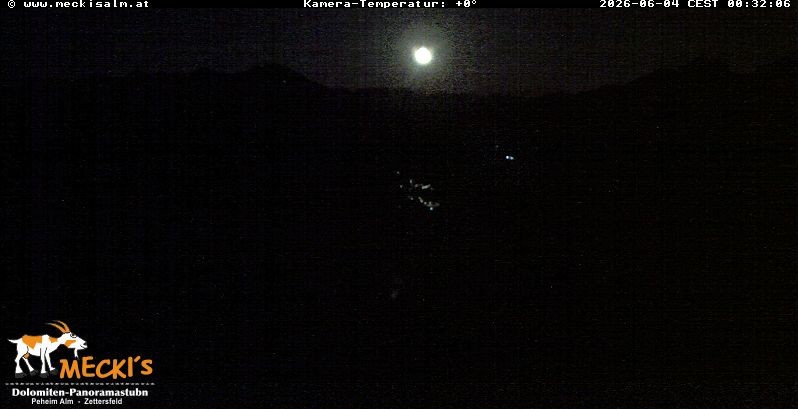 Archiv Foto Webcam Blick von Mecki's Alm Hütte auf der Faschingalm
