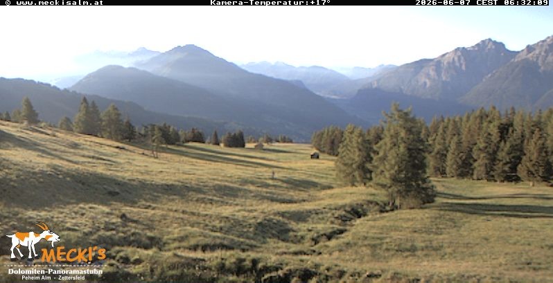 Archiv Foto Webcam Blick von Mecki's Alm Hütte auf der Faschingalm
