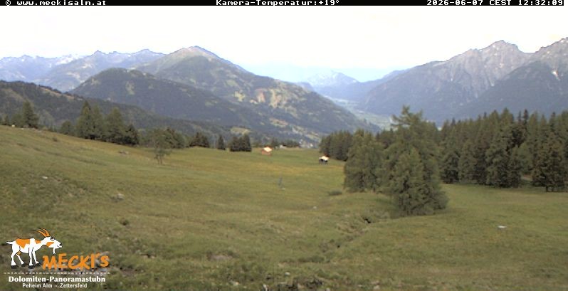 Archiv Foto Webcam Blick von Mecki's Alm Hütte auf der Faschingalm